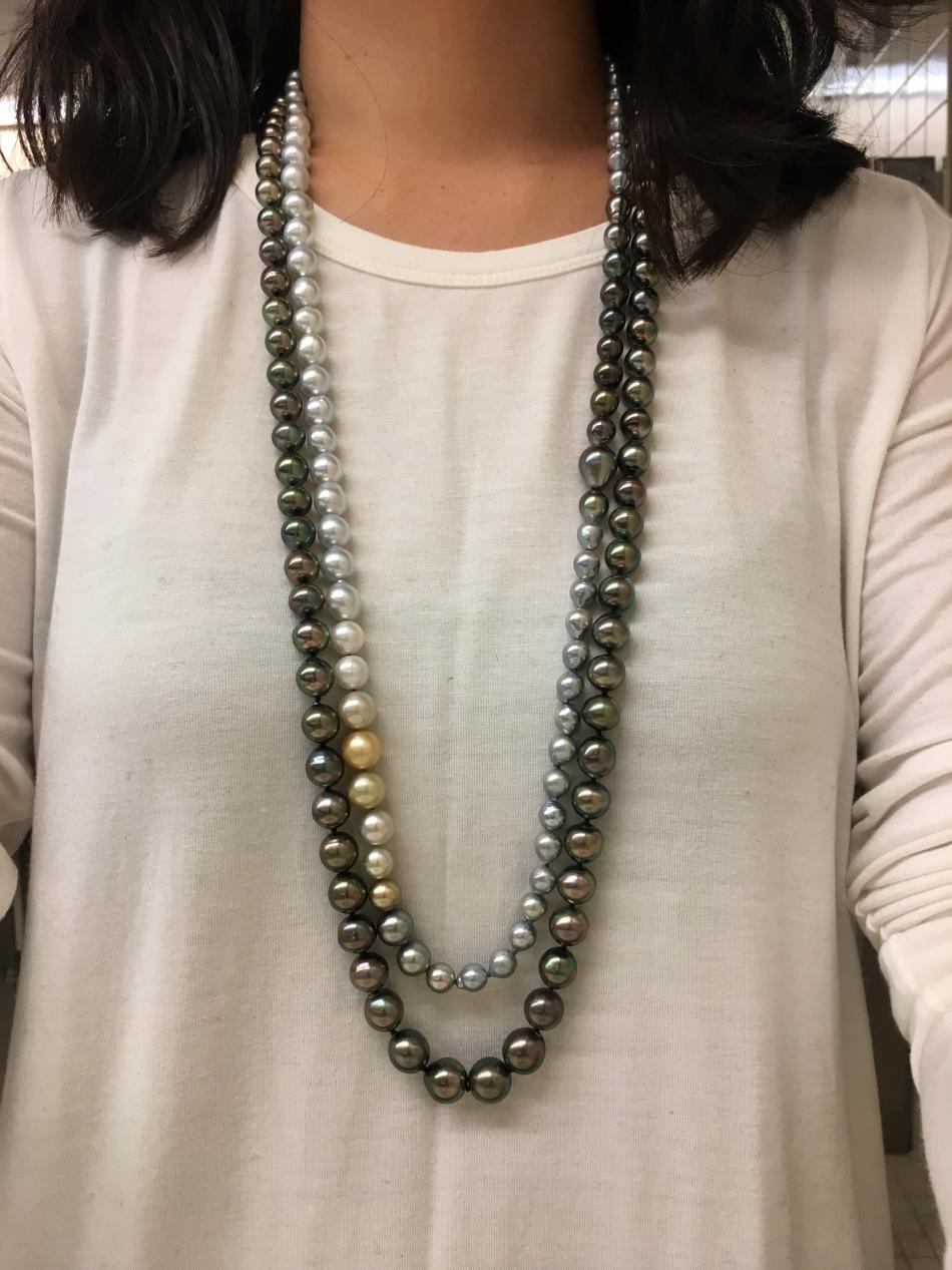 Hodge Podge is here to stay! Layered with the Pearl Paradise Peacock Rope