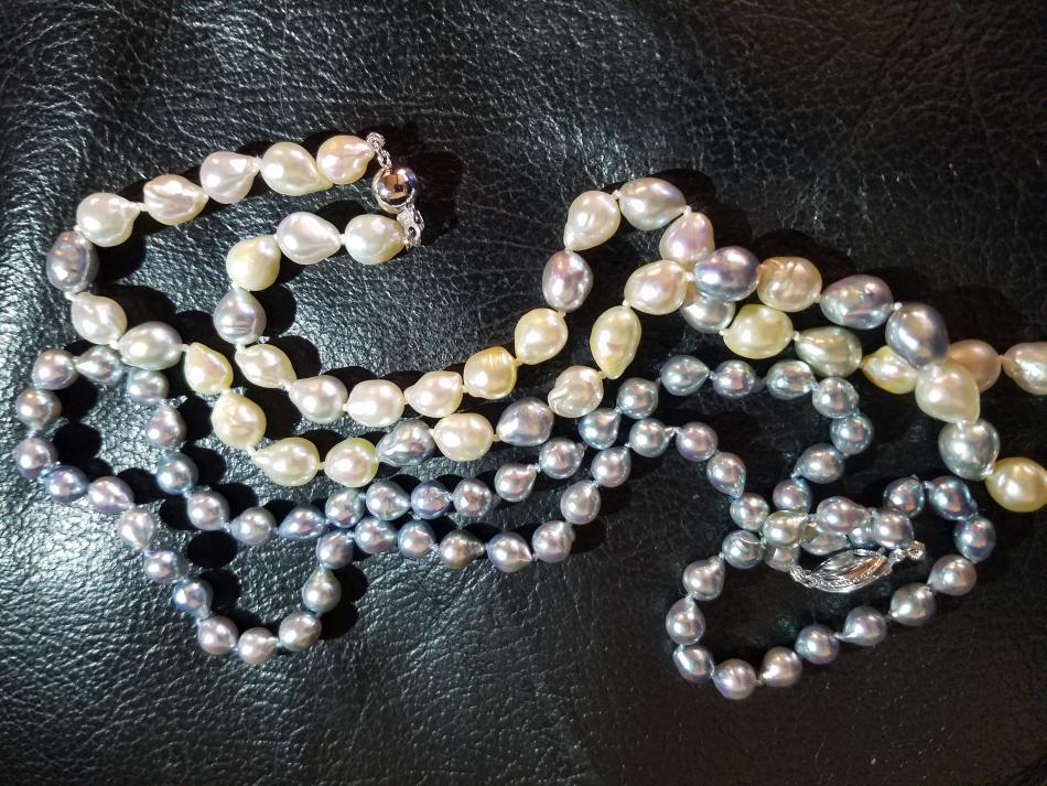 Exotic rare pearl strands from Pearl Paradise