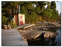 Woodburning sauna on the dock!