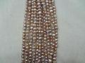 5- 6mm purple baroque pearl strand