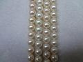 8 -9mm AA white round pearl strand