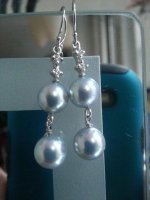 Pearl Paradise madama earring designed by Hisano