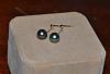 Tahitian pearl earings