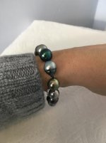 Pearl Paradise multicolored Tahitian bracelet