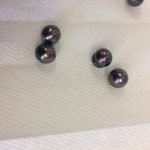 darker purple pair are round enough for studs