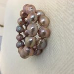  lavender baroque freshwater stretch bracelets from Sarah at Kojima Pearl