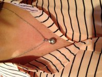 wearing my Kamoka Tahitian pendant