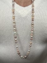 multicolor freshwater pearl strand