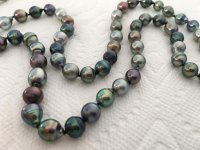 Colorful baroque and circle Tahitian pearls from Pearl Paradise