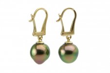 kamoka bright green earrings