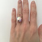  soufflé pearl ring that Hisano from little h put together for me