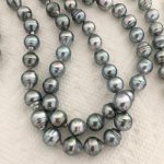 8-11mm silver/blue baroque Tahitians Pearl Paradise