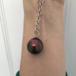 16mm off-round Edison pearl pendant from Pearl Paradise