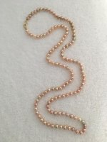 36 metallic freshwater pearl rope from Pearl Paradise