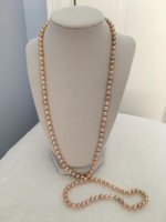 36 metallic freshwater pearl rope from Pearl Paradise