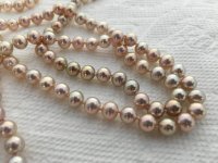 36 metallic freshwater pearl rope from Pearl Paradise