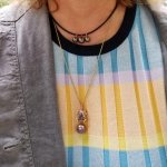 Kasumi (from Kojima) and Mexican opal pendant from T Lee.