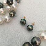 tahitian pearl studs