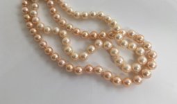 Pearl Paradise - two Edison pearl strands