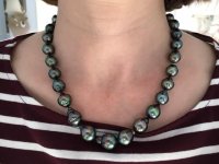 Dark green and peacock Tahitian pearl necklace.jpg