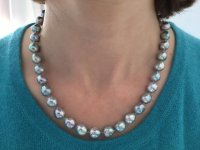 Pearl Paradise blue baroque akoya strand