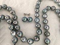 Tahitian rope from Pearl Paradise and Tahitian studs from Golay Singapore