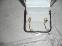 vintage 24kt  saphire and pearl earrings.jpg