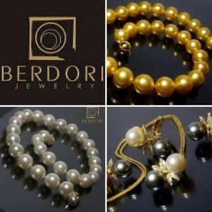 BERDORI: Southsea pearls (14k gold / Italian gold / diamonds) Few samples.