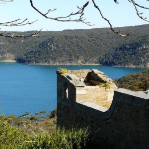 1. From Barrenjoey headland, looking back to West Head over Pittwater - close to the very start of the walk!