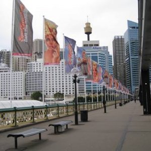 Footbridge from Darling Harbour to CBD