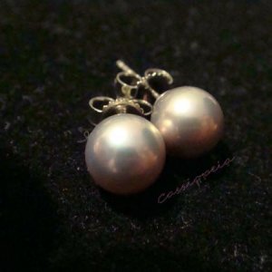 Exotic Metallic FW Pearls from PP (6.5-7mm)  silver with lavender/pink overtones