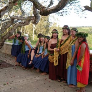 Our halau leadership and some of the sisters.