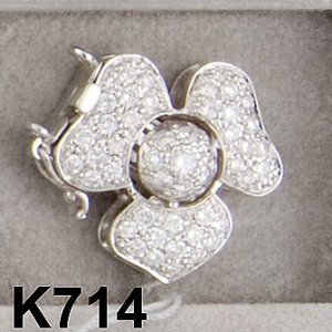 Double Clasp K 714 WHITE