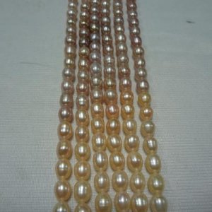 5- 6mm colorful rice pearls