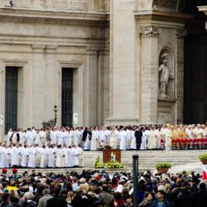 Mass at St. Peter's Basilica in Rome I