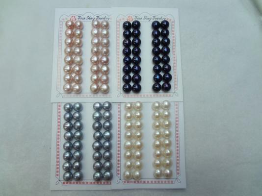 11 -12mm four color loose pearl pairs