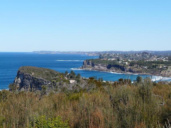 5.  Still day one of the walk. In some places, it is fairly rugged walking.  Great fun, though!  Sydney CBD can be seen in the distance.