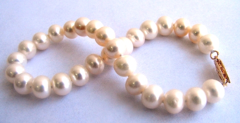 7-8mm bracelet white