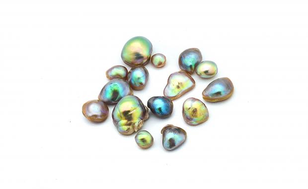 abalone free form pearls