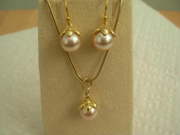 Baby Pink Exotics from Pearl Paradise, Findings from Kimarie Designs