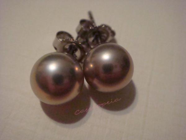 Exotic Metallic FW Pearls from PP (6.5-7mm)  silver with lavender/pink overtones