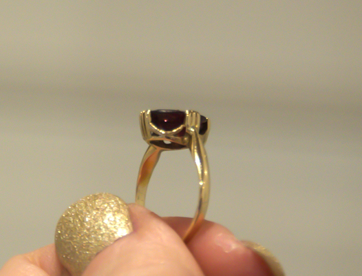 Grandmother's garnet ring 2