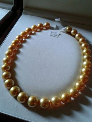 Our AAA Grade of Golden South Sea Pearls