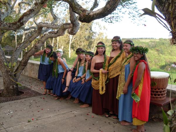 Our halau leadership and some of the sisters.